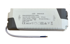 LED driver - Aigostar - 60 watt - voor paneel 60x120 cm - met female bajonet stekker - niet dimbaar - 1450 mA - adereind