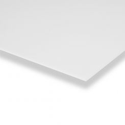 Opaal wit plaat 50 % transparantie 600x1200 mm