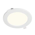 LED downlight - 12 watt - 4000K - rond 170 mm - gatmaat 155 mm - met snoer en stekker