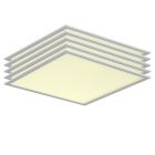 5x LED paneel - 60x60 - CCT 3000 / 4000 / 6500K - 150 lm/watt - 3750lm - UGR<19 - 25 watt - koppelbaar ( voordeelpak )