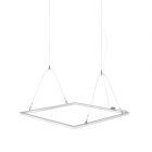 LED paneel Hollow afhangset - staalkabelset - 2 bevestigingspunten - Y afhanging - compleet voor 1 paneel