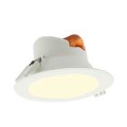 LED downlight - 8 watt - 3000K - rond 113 mm - gatmaat 95 mm - 650 lumen - kroonsteen aansluiting #spec